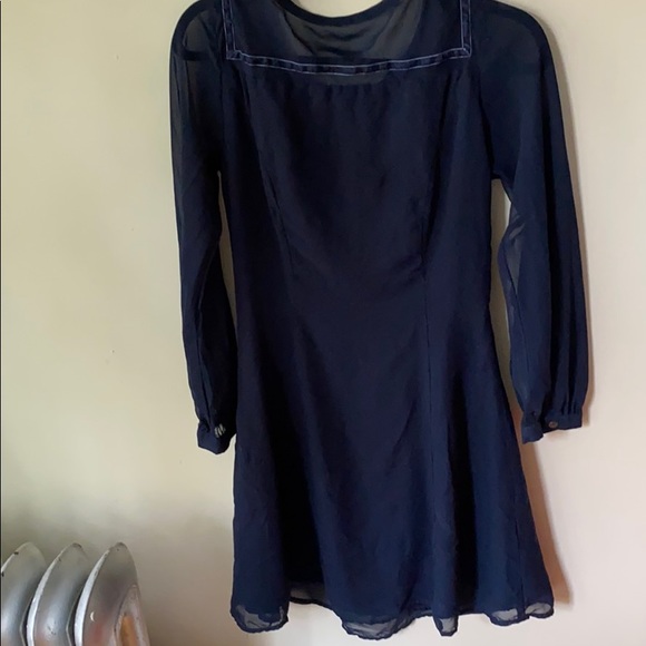 Dear Creatures Navy A-Line Dress - Picture 3 of 5